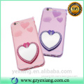 Cases smartphones heart case with mirror cover for gionee m5 tpu protective case